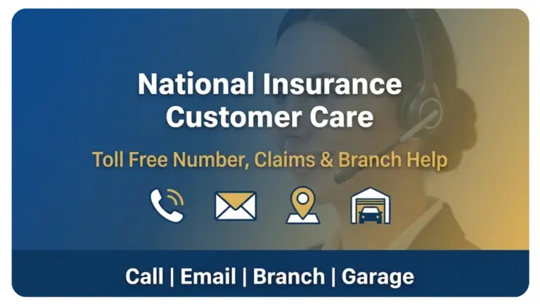 National Insurance customer care with helpline number and email
