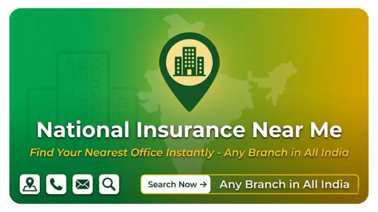 National Insurance office near me locator for all NIC branches with phone numbers and addresses