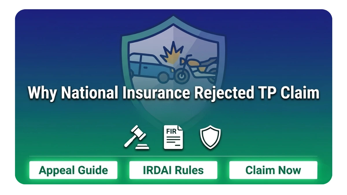 Why National Insurance rejected TP claim without FIR guide for Indian motor insurance appeals