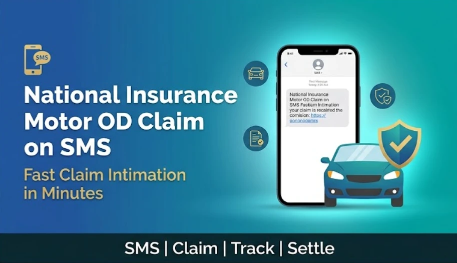 NIC motor OD claim on SMS