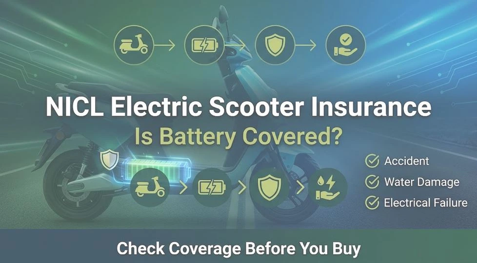 NICL electric scooter insurance battery coverage and claim