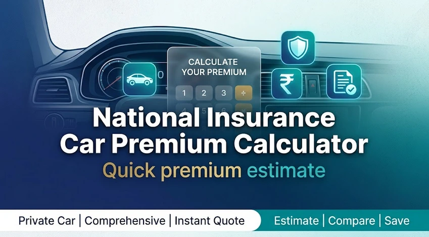 National Insurance car insurance premium calculator